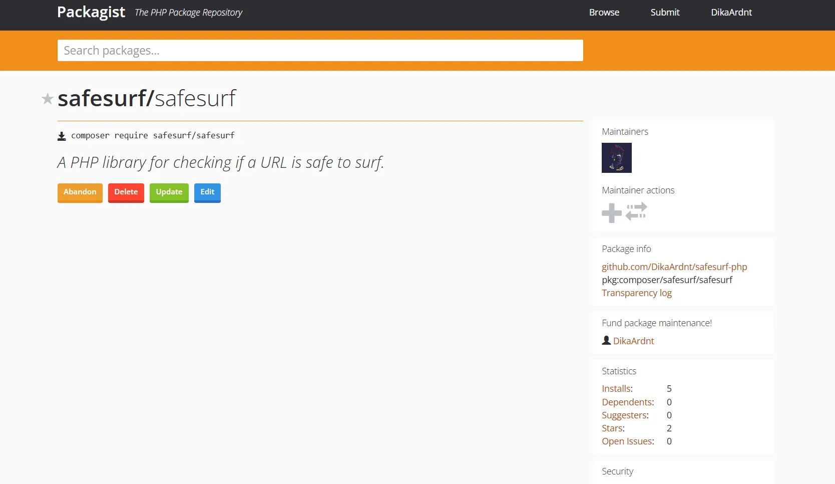 Safe Surf PHP